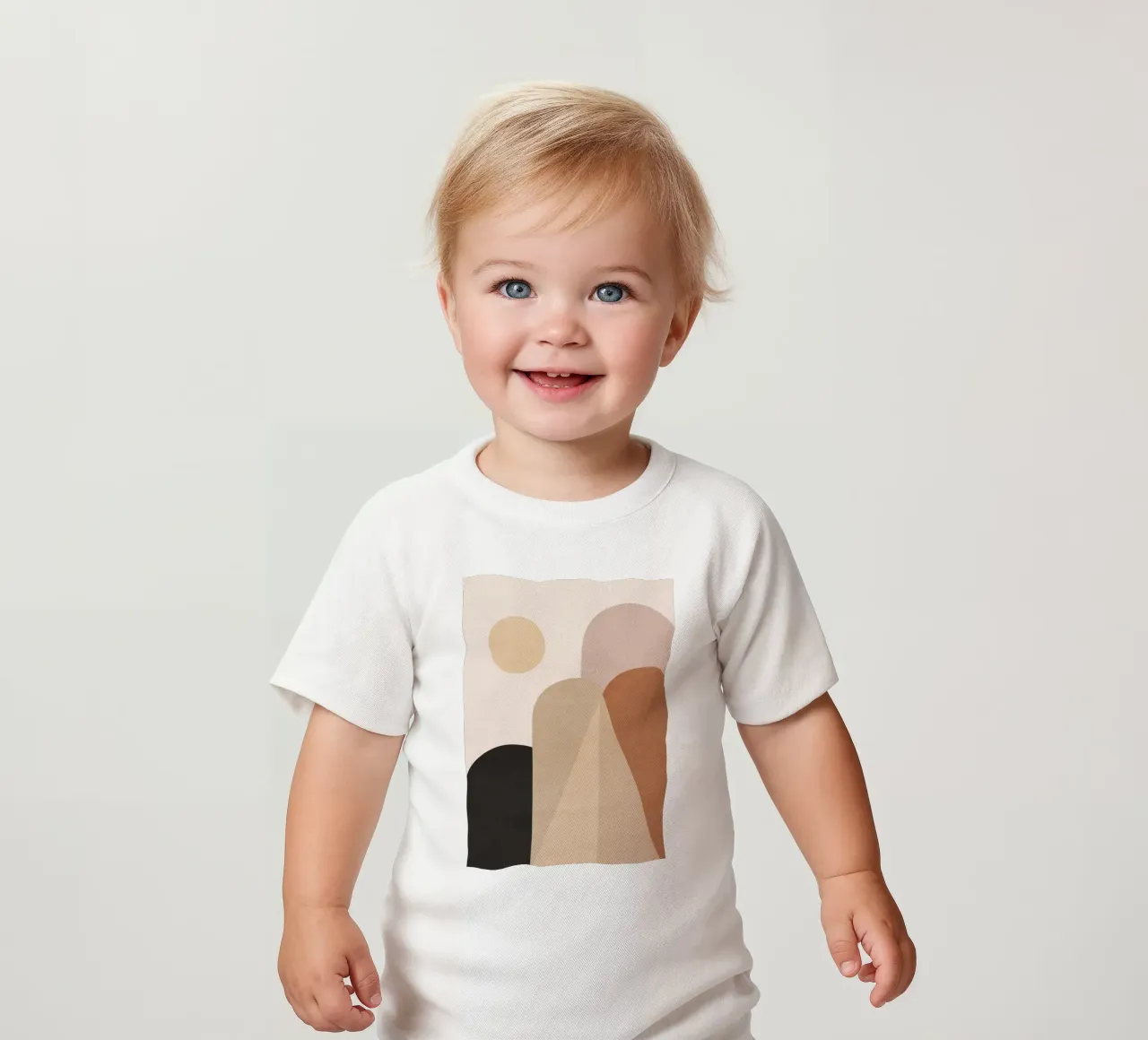 Sole e colline astratte maglietta neonato da ThingDesign