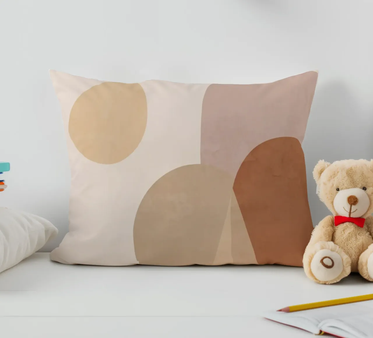 Sole e colline astratte cuscino da ThingDesign