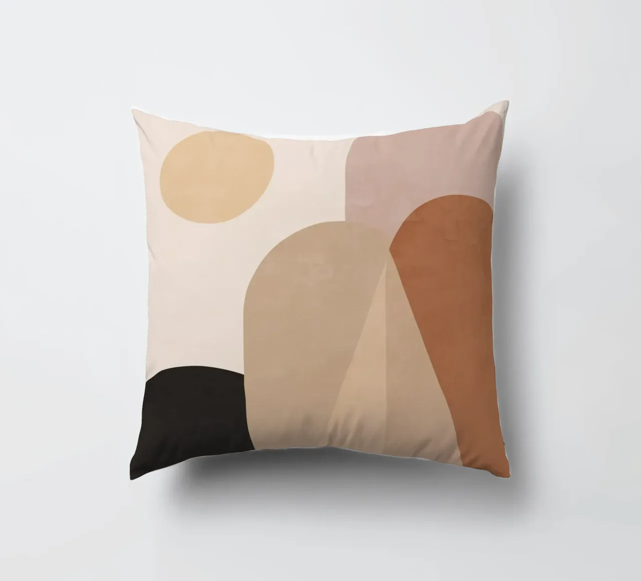 Sole e colline astratte cuscino da ThingDesign