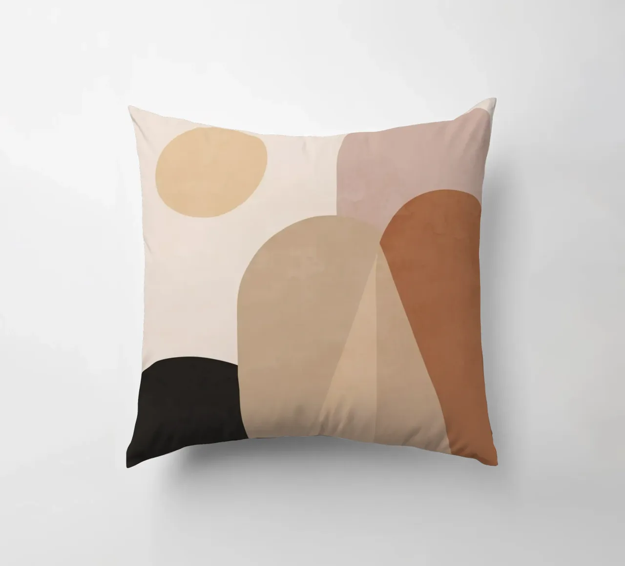 Sole e colline astratte cuscino da ThingDesign