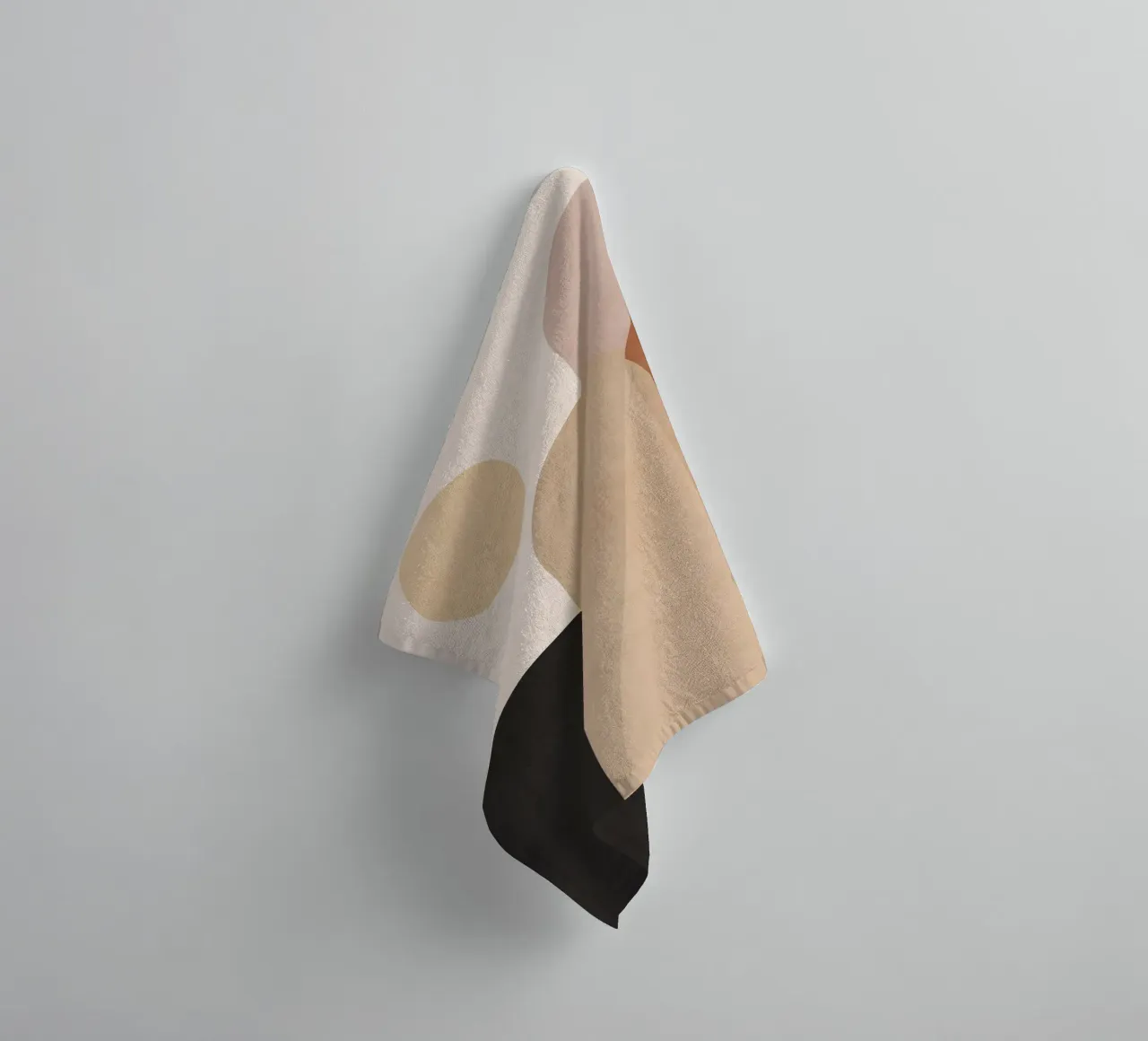 Sole e colline astratte asciugamano da bagno da ThingDesign