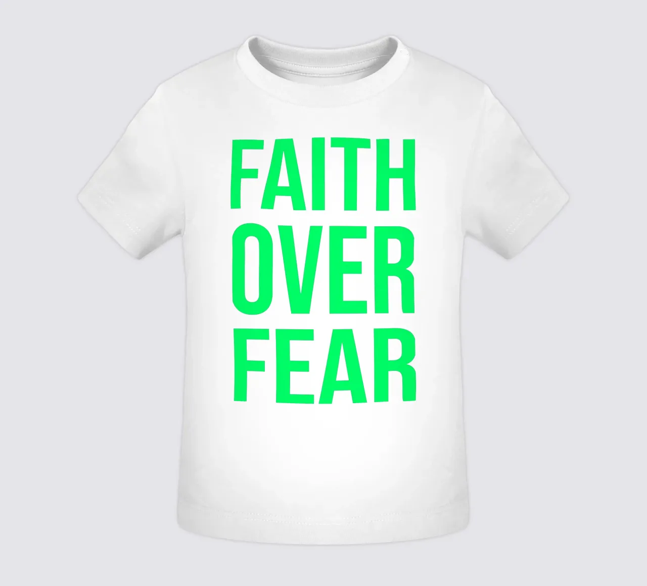 OVER Series- bold letters, brave values (5 colors) maglietta neonato da OVER SERIES