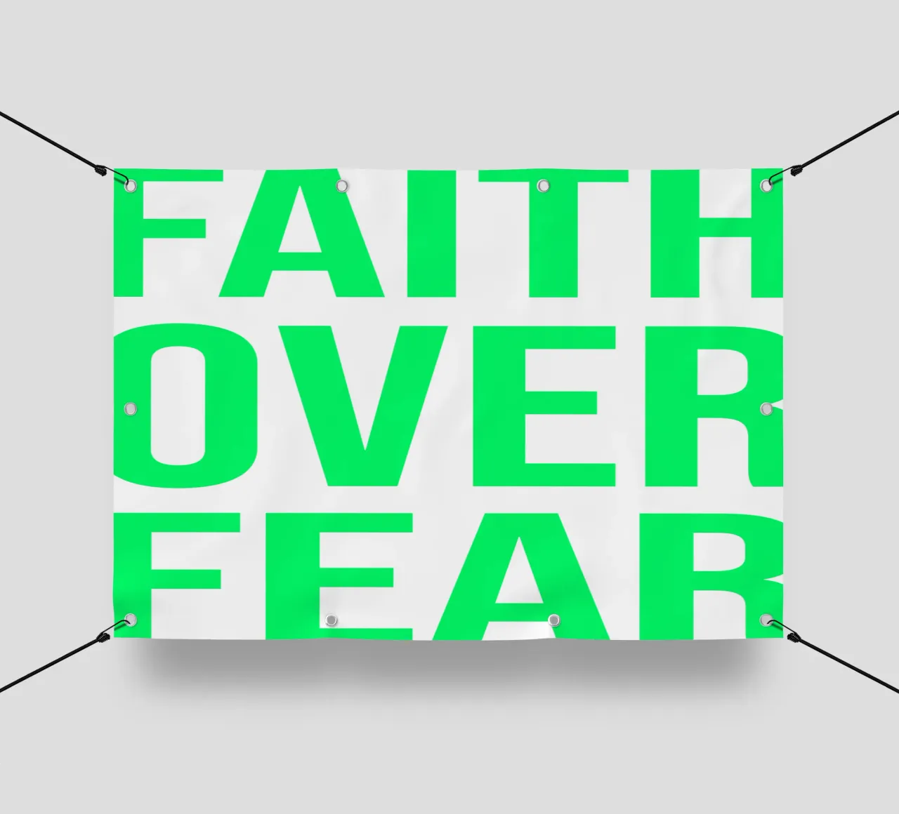 OVER Series- bold letters, brave values (5 colors) telo in pvc da OVER SERIES