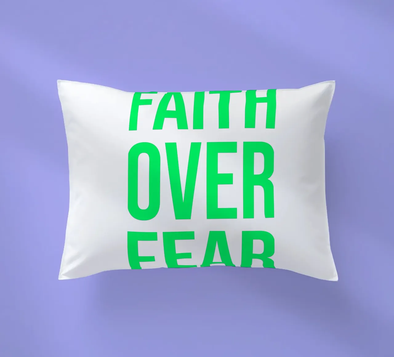 OVER Series- bold letters, brave values (5 colors) cuscino da OVER SERIES