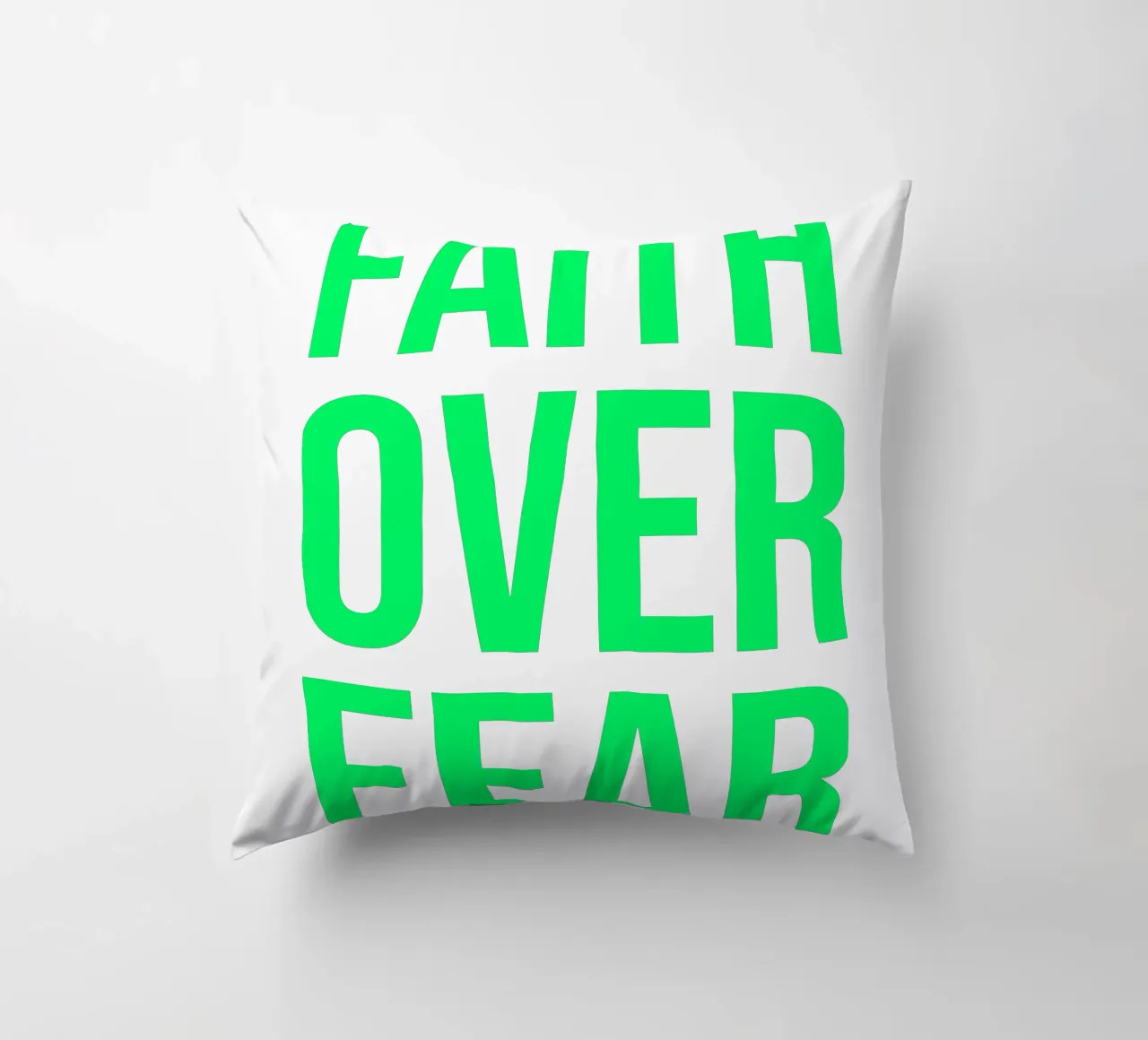 OVER Series- bold letters, brave values (5 colors) cuscino da OVER SERIES