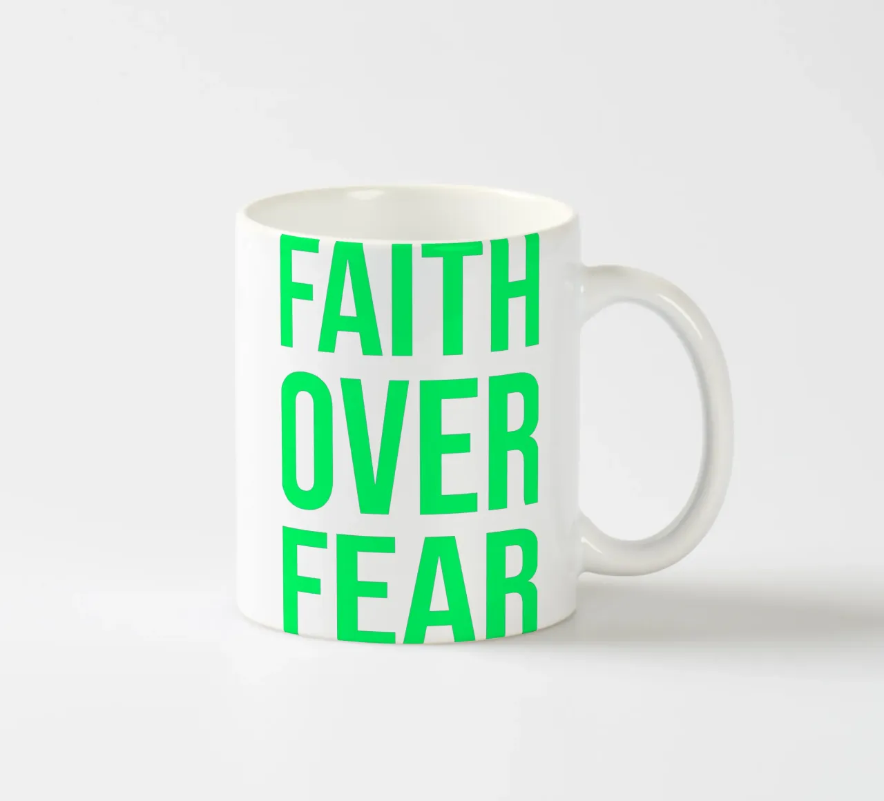 OVER Series- bold letters, brave values (5 colors) tazza in ceramica da OVER SERIES