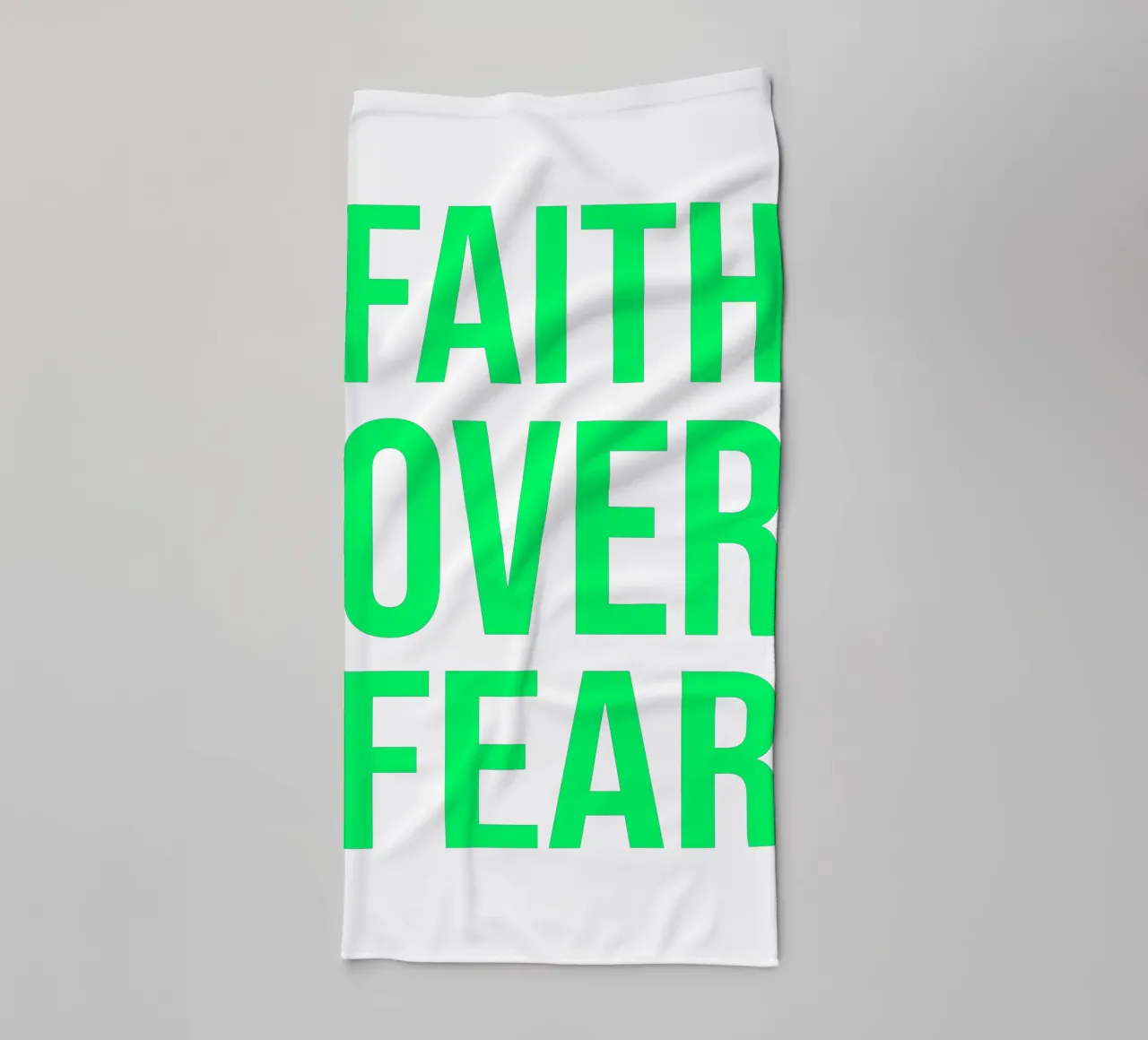 OVER Series- bold letters, brave values (5 colors) asciugamano da bagno da OVER SERIES