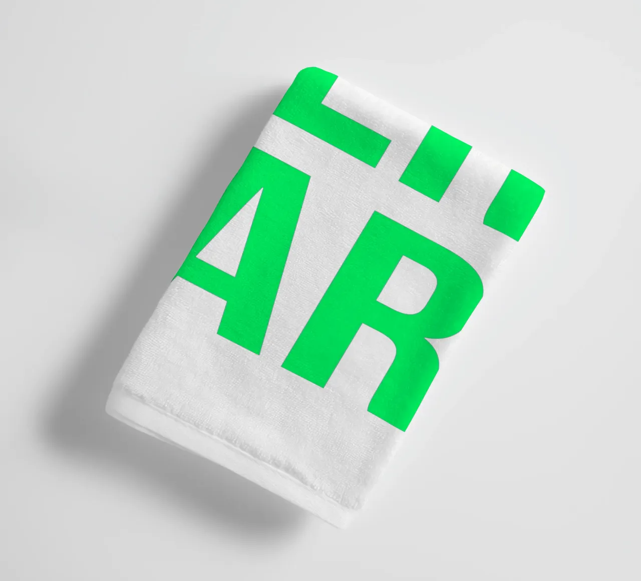 OVER Series- bold letters, brave values (5 colors) asciugamano da bagno da OVER SERIES