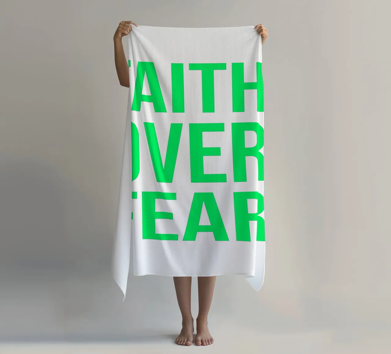 OVER Series- bold letters, brave values (5 colors) telo mare da OVER SERIES