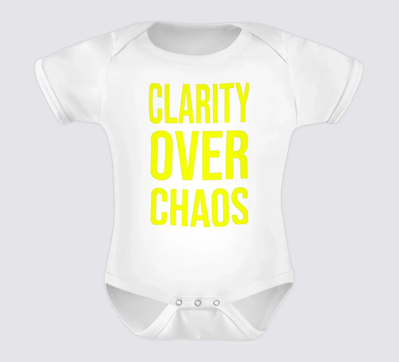 OVER Series- bold letters, brave values (5 colors) body neonato maniche corte da OVER SERIES