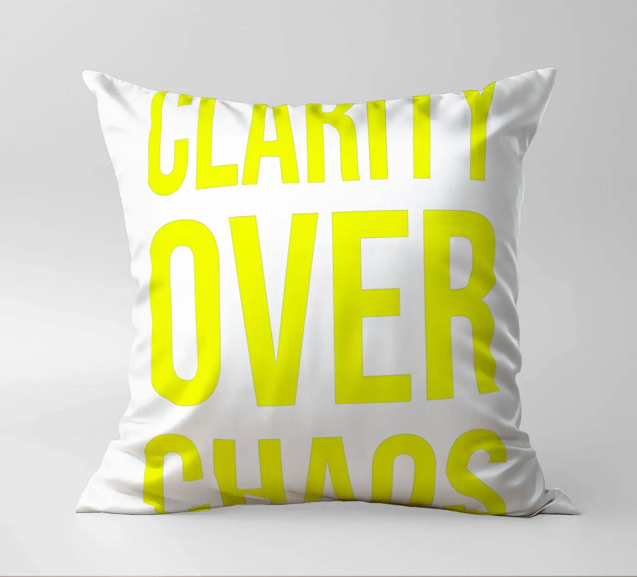 OVER Series- bold letters, brave values (5 colors) cuscino da OVER SERIES
