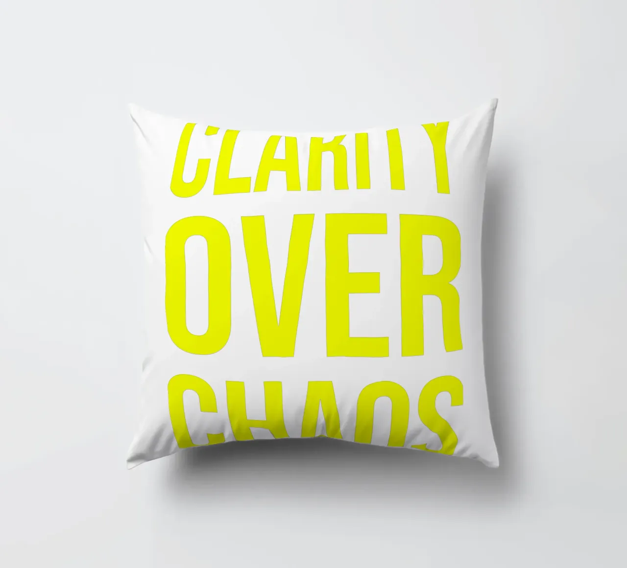 OVER Series- bold letters, brave values (5 colors) cuscino da OVER SERIES