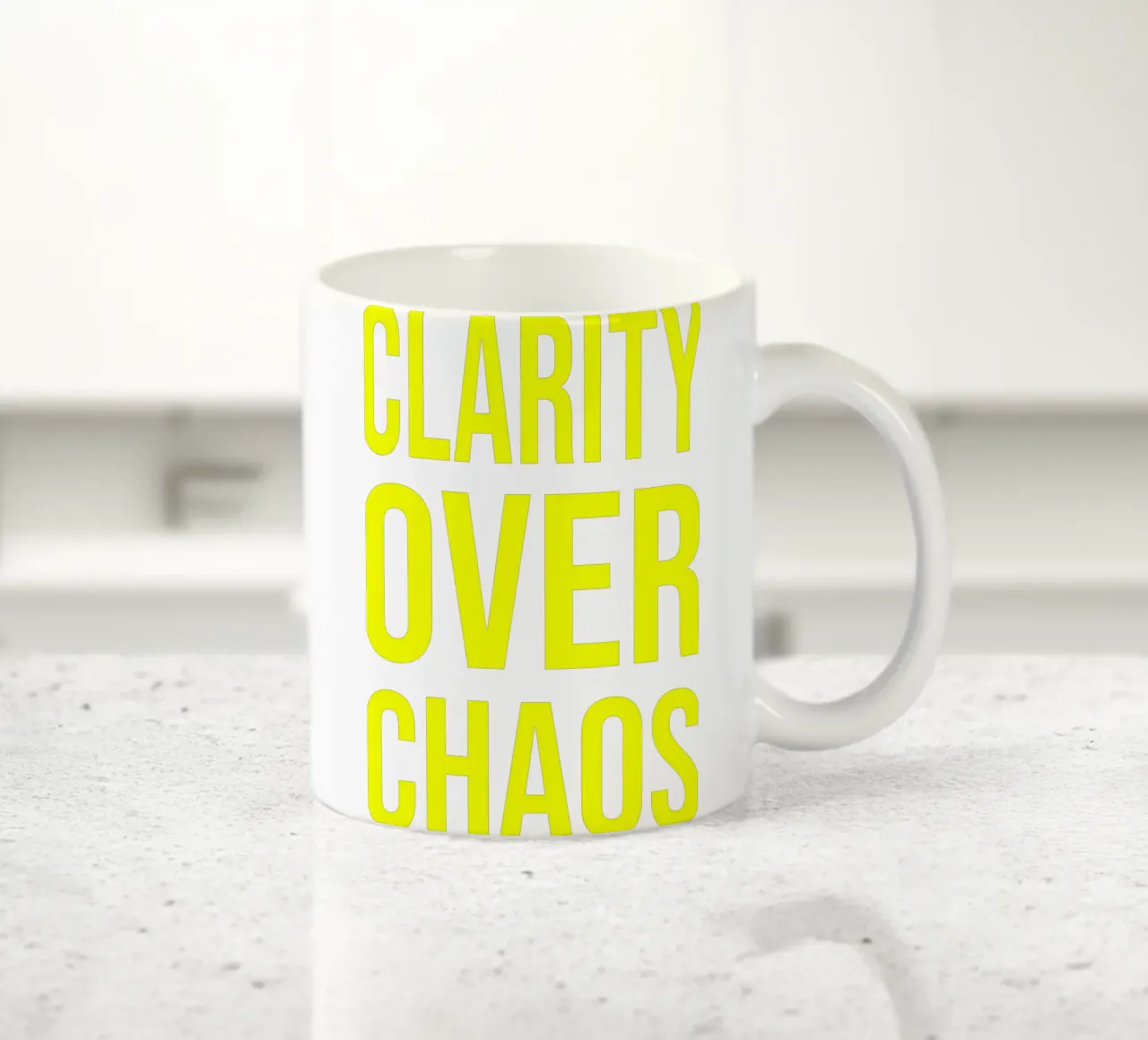 OVER Series- bold letters, brave values (5 colors) tazza in ceramica da OVER SERIES
