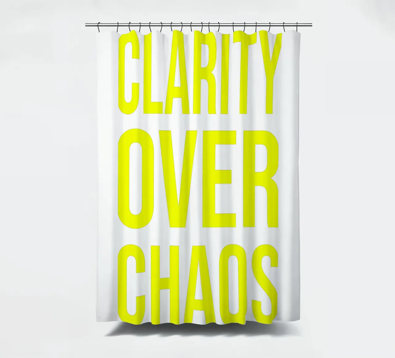 OVER Series- bold letters, brave values (5 colors) tenda da doccia da OVER SERIES