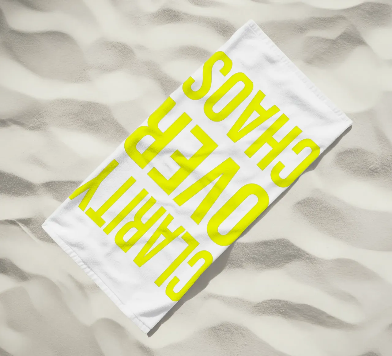 OVER Series- bold letters, brave values (5 colors) telo mare da OVER SERIES