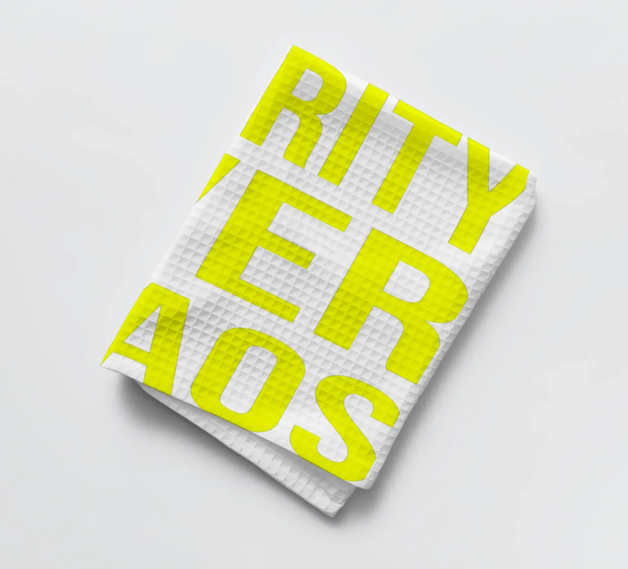OVER Series- bold letters, brave values (5 colors) torchon de OVER SERIES