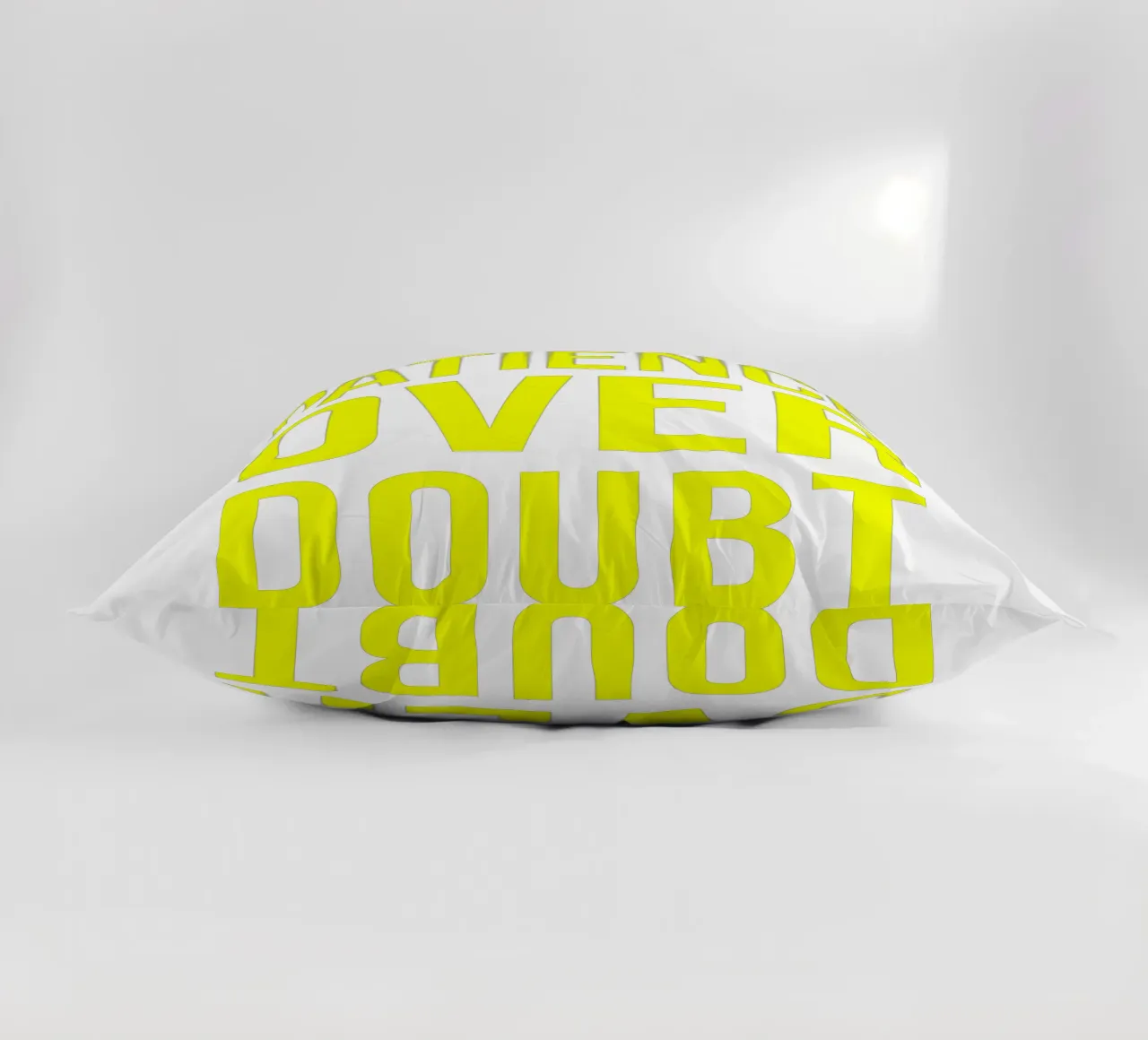 OVER Series- bold letters, brave values (5 colors) cuscino da OVER SERIES
