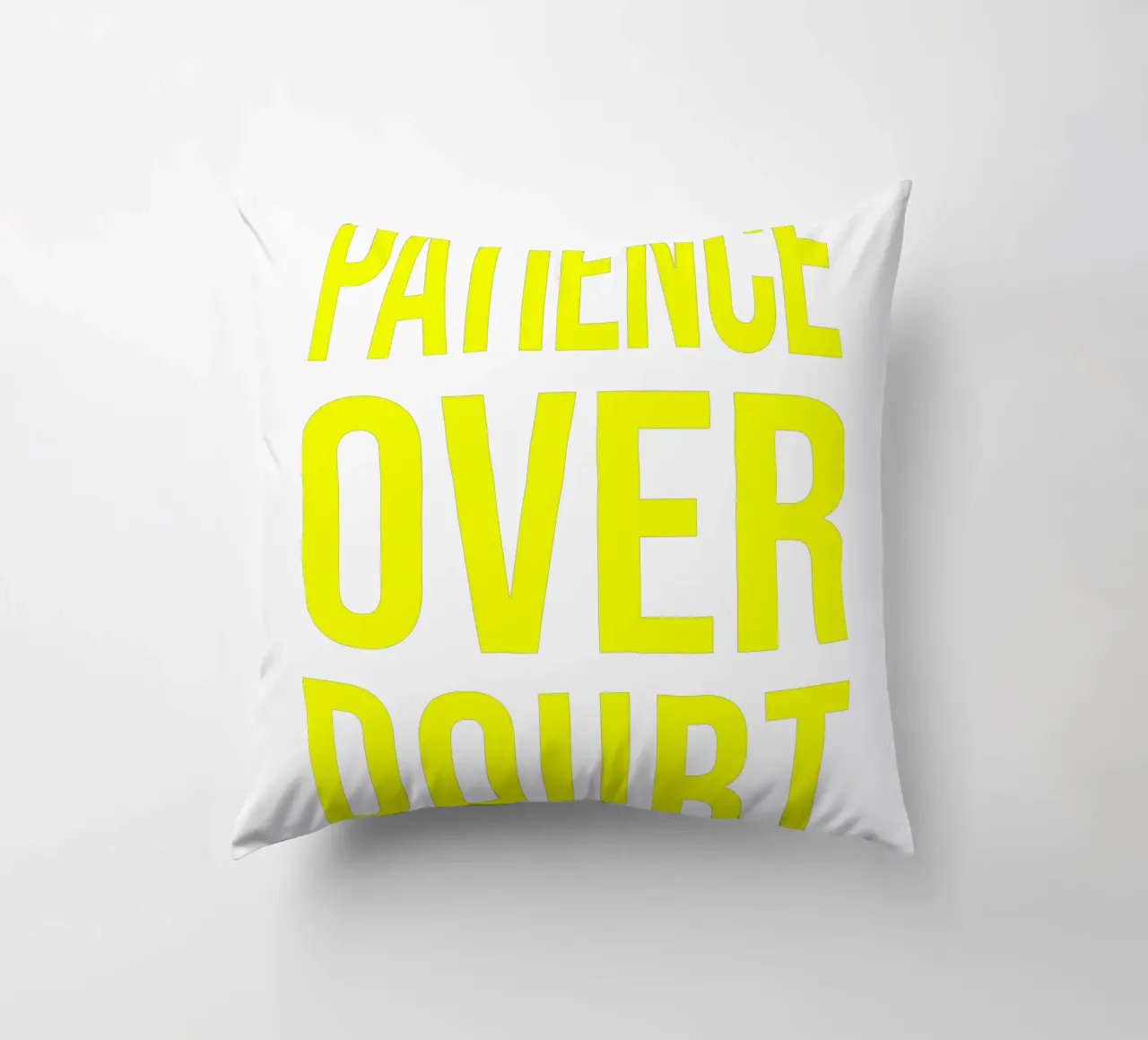 OVER Series- bold letters, brave values (5 colors) cuscino da OVER SERIES