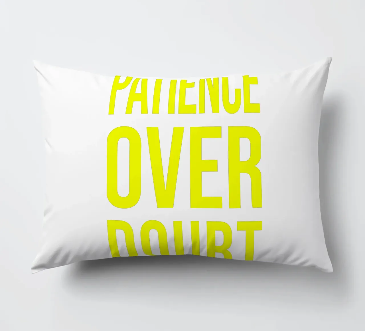 OVER Series- bold letters, brave values (5 colors) cuscino da OVER SERIES