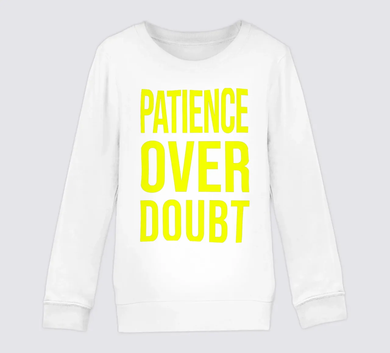 OVER Series- bold letters, brave values (5 colors) felpa bambino da OVER SERIES