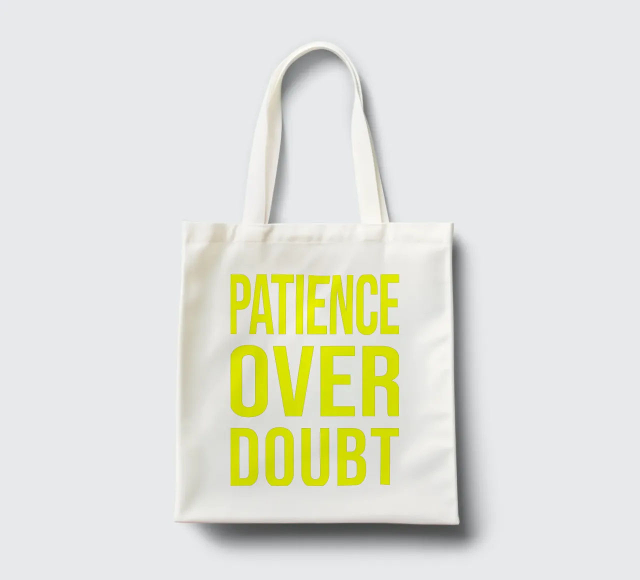 OVER Series- bold letters, brave values (5 colors) borsa in juta da OVER SERIES