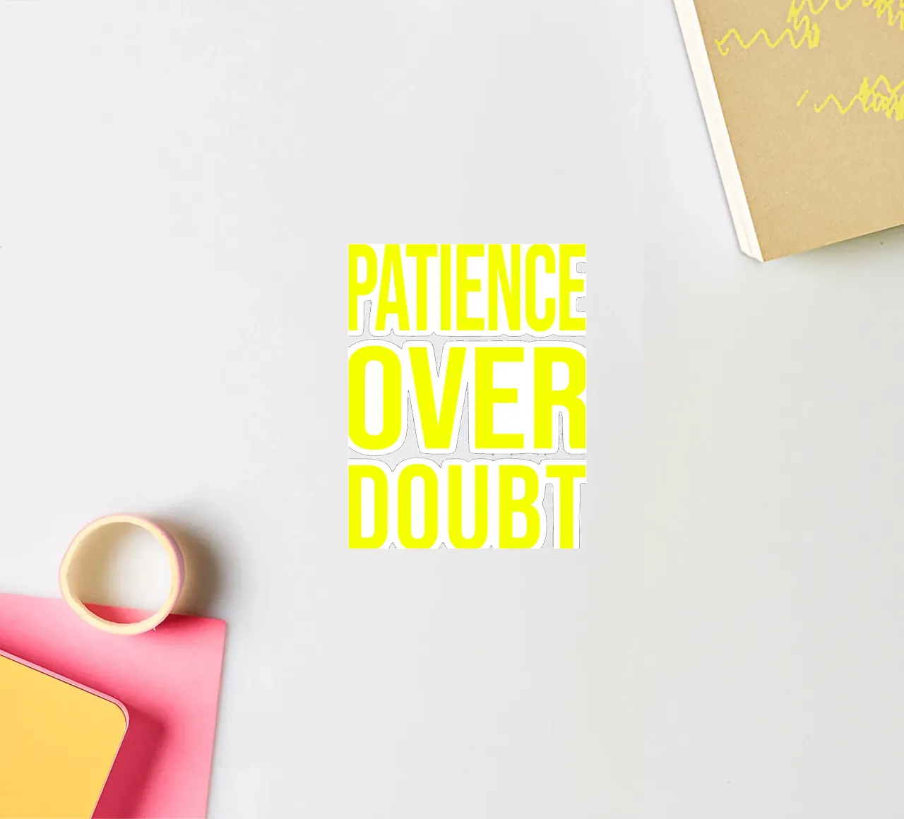 OVER Series- patience over doubt (5 colors) adesivo da OVER SERIES