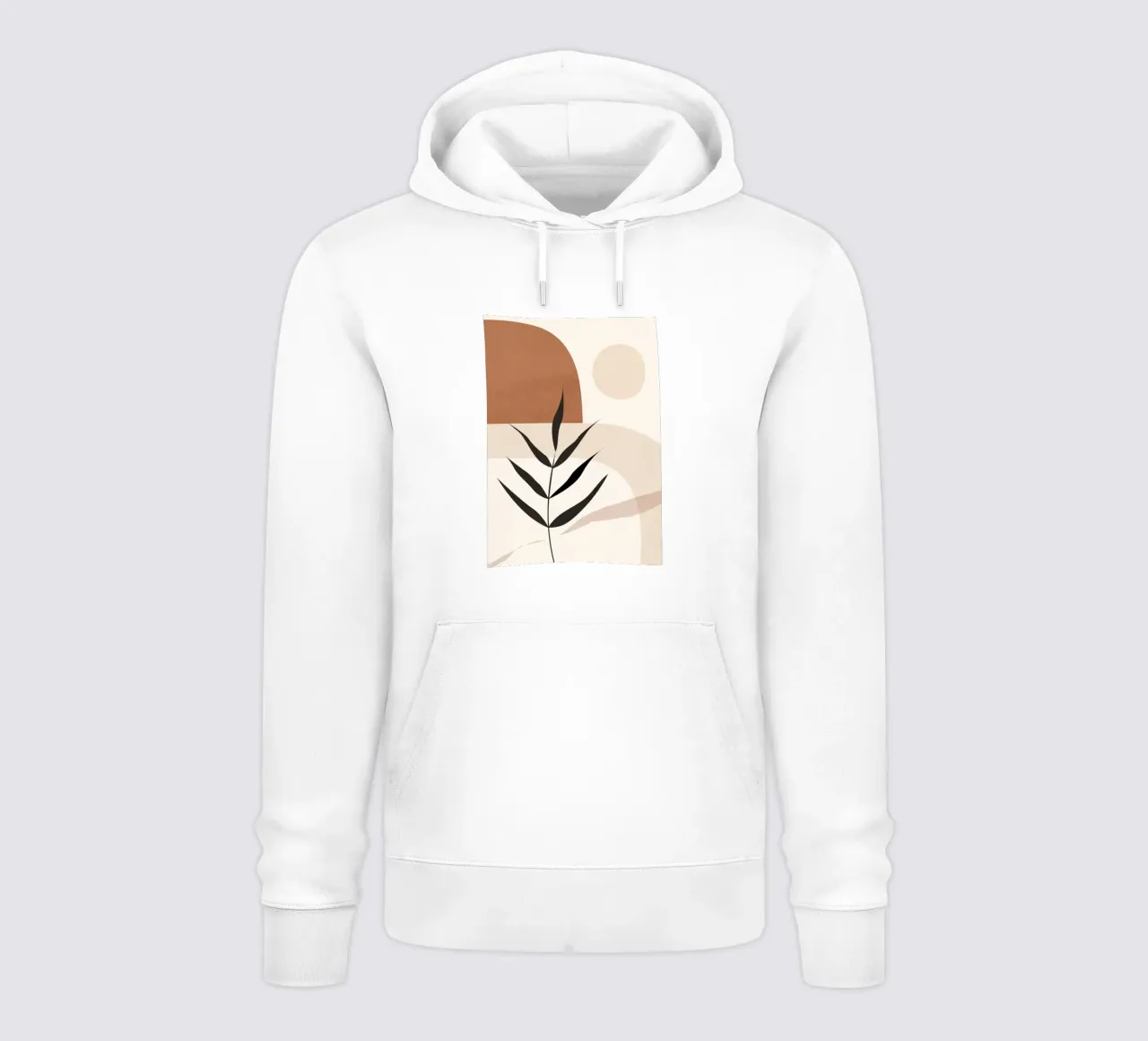 Forma di pianta Boho felpa con cappuccio da ThingDesign