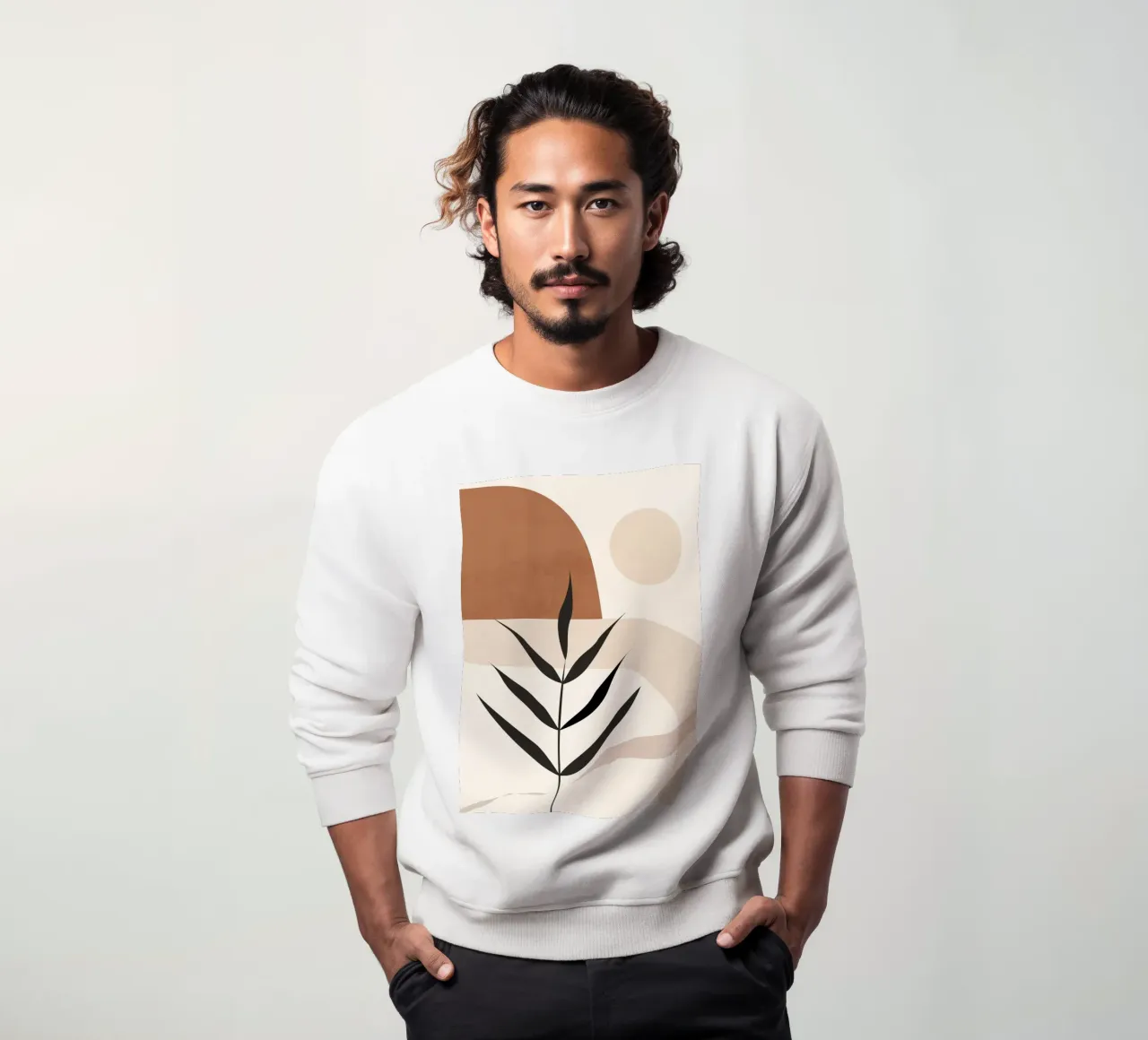 Forma di pianta Boho felpa da ThingDesign