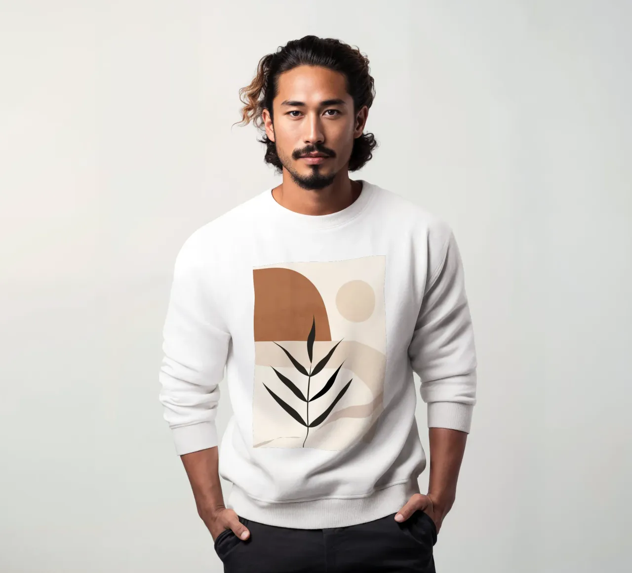Forma di pianta Boho felpa da ThingDesign