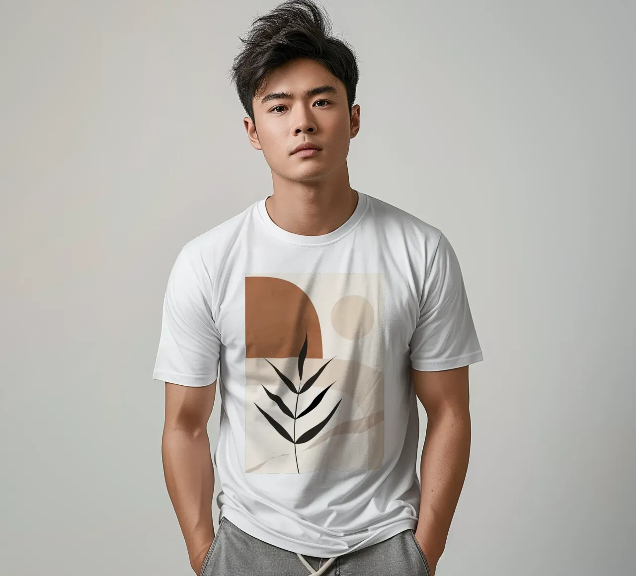 Forma di pianta Boho t-shirt da ThingDesign