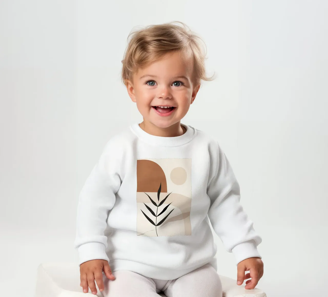 Forma di pianta Boho felpa neonato da ThingDesign