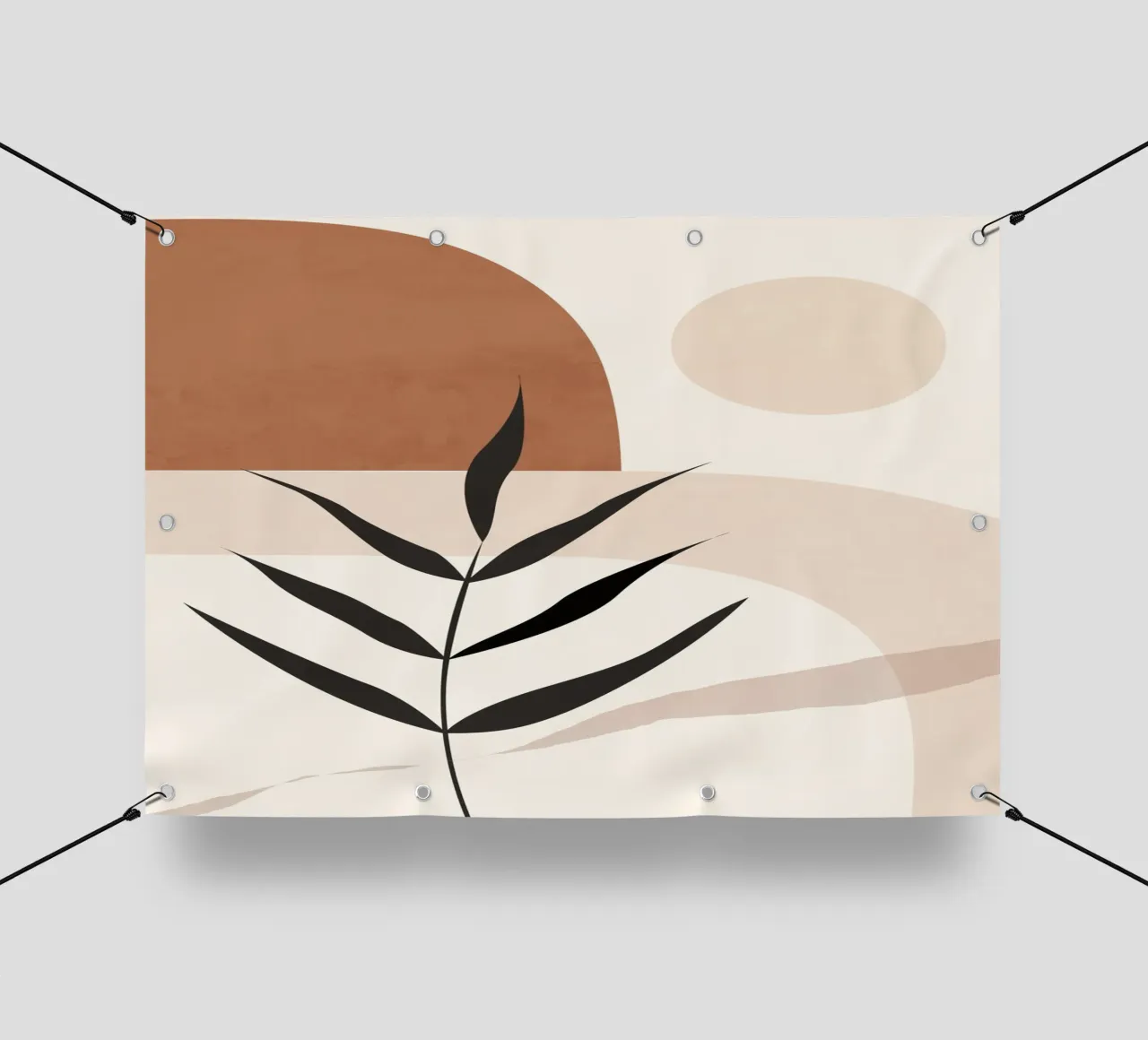 Forma di pianta Boho telo in pvc da ThingDesign