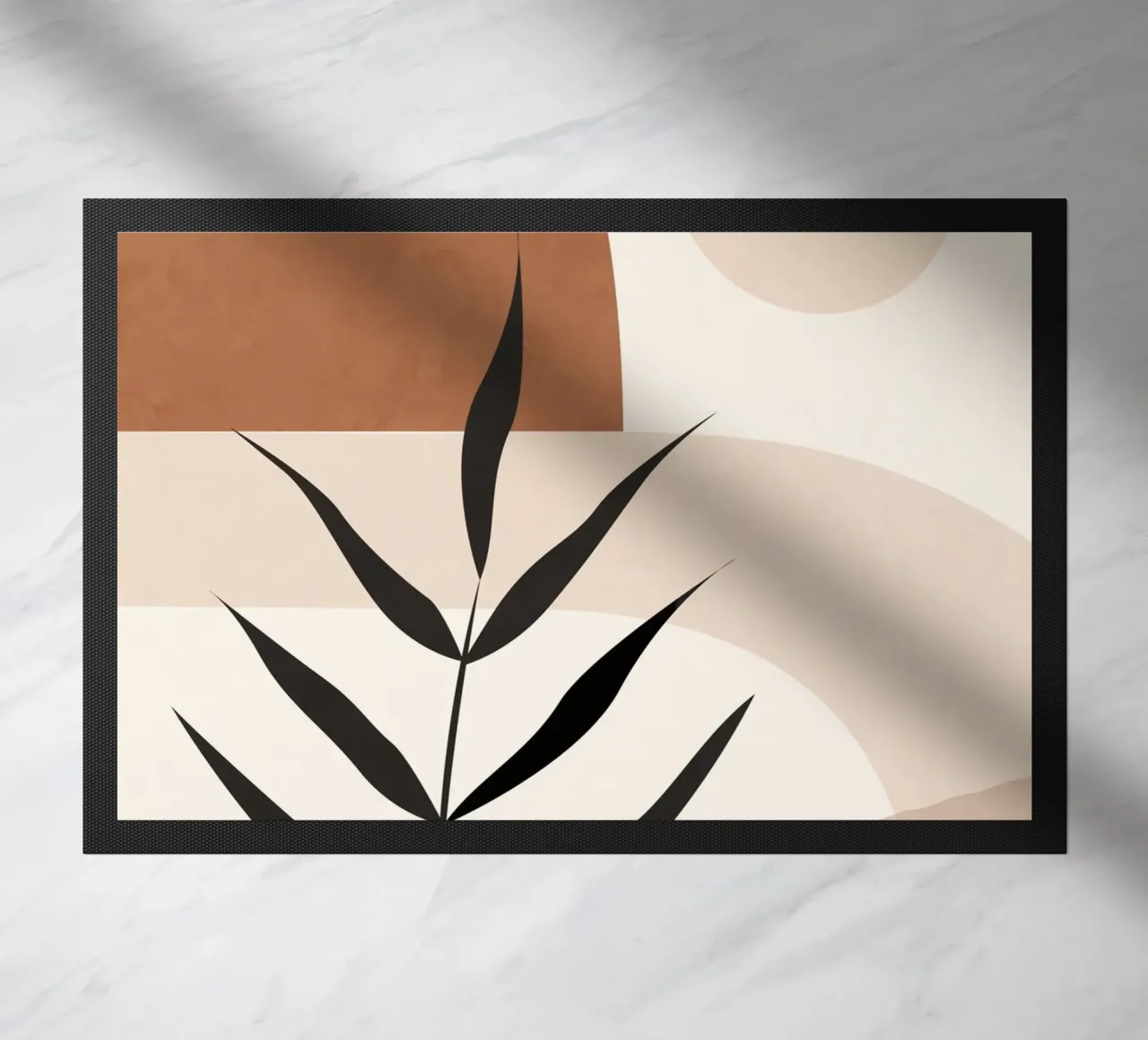 Forma di pianta Boho zerbino da ThingDesign