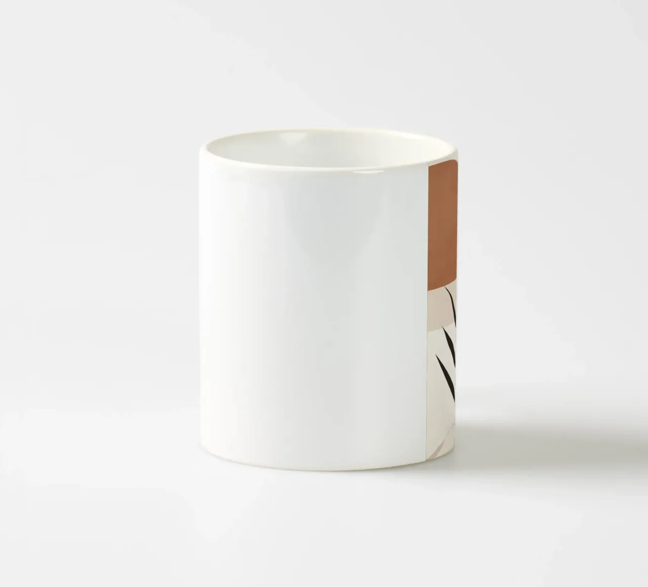 Forma di pianta Boho tazza in ceramica da ThingDesign