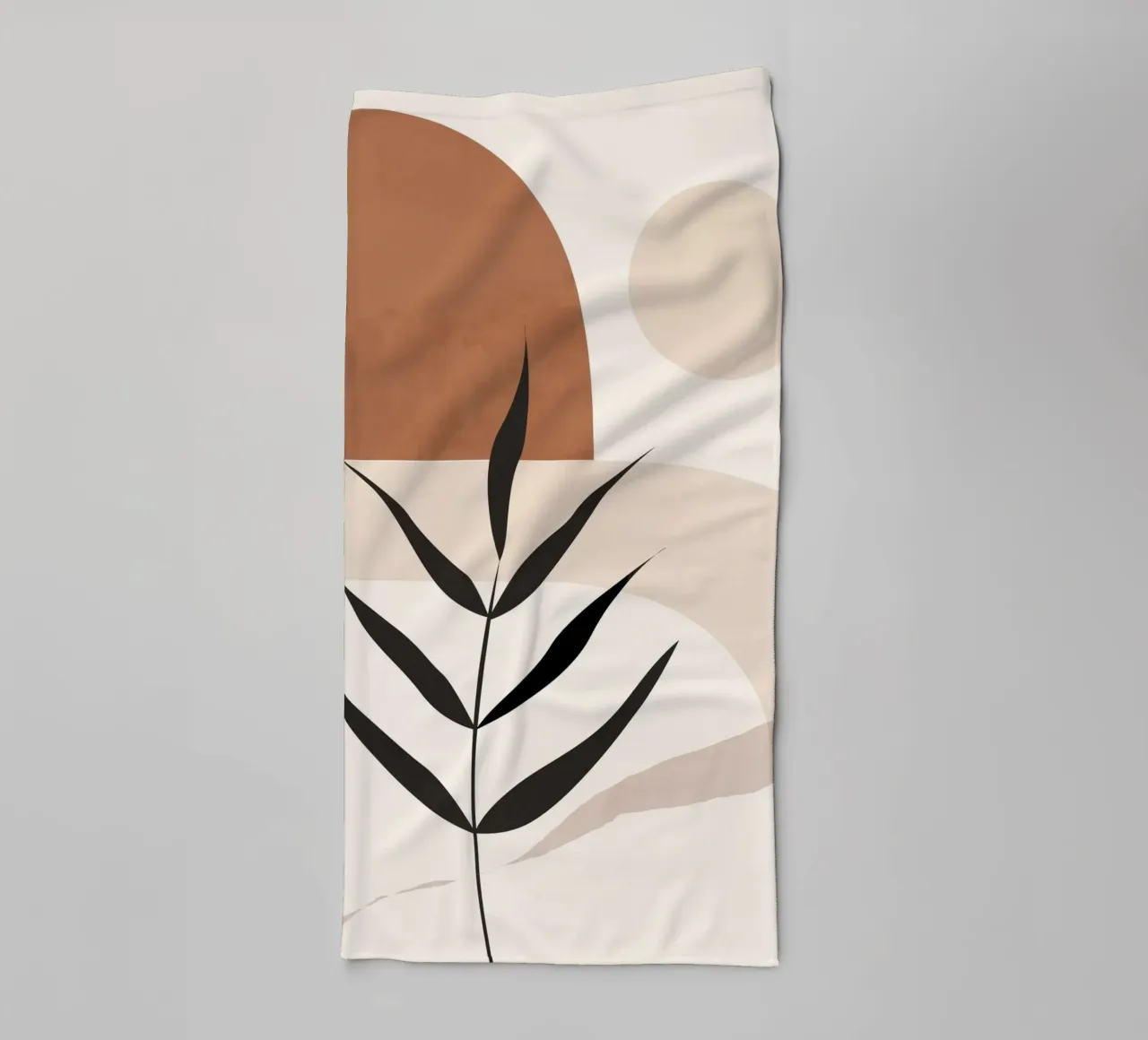 Forma di pianta Boho asciugamano da bagno da ThingDesign
