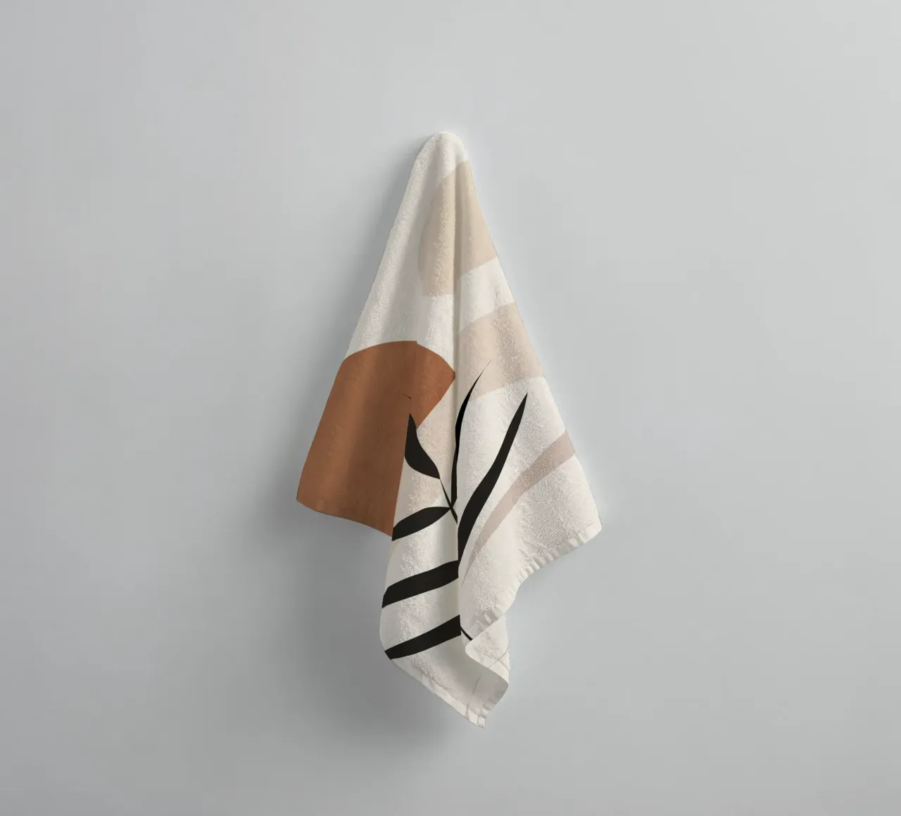 Forma di pianta Boho asciugamano da bagno da ThingDesign