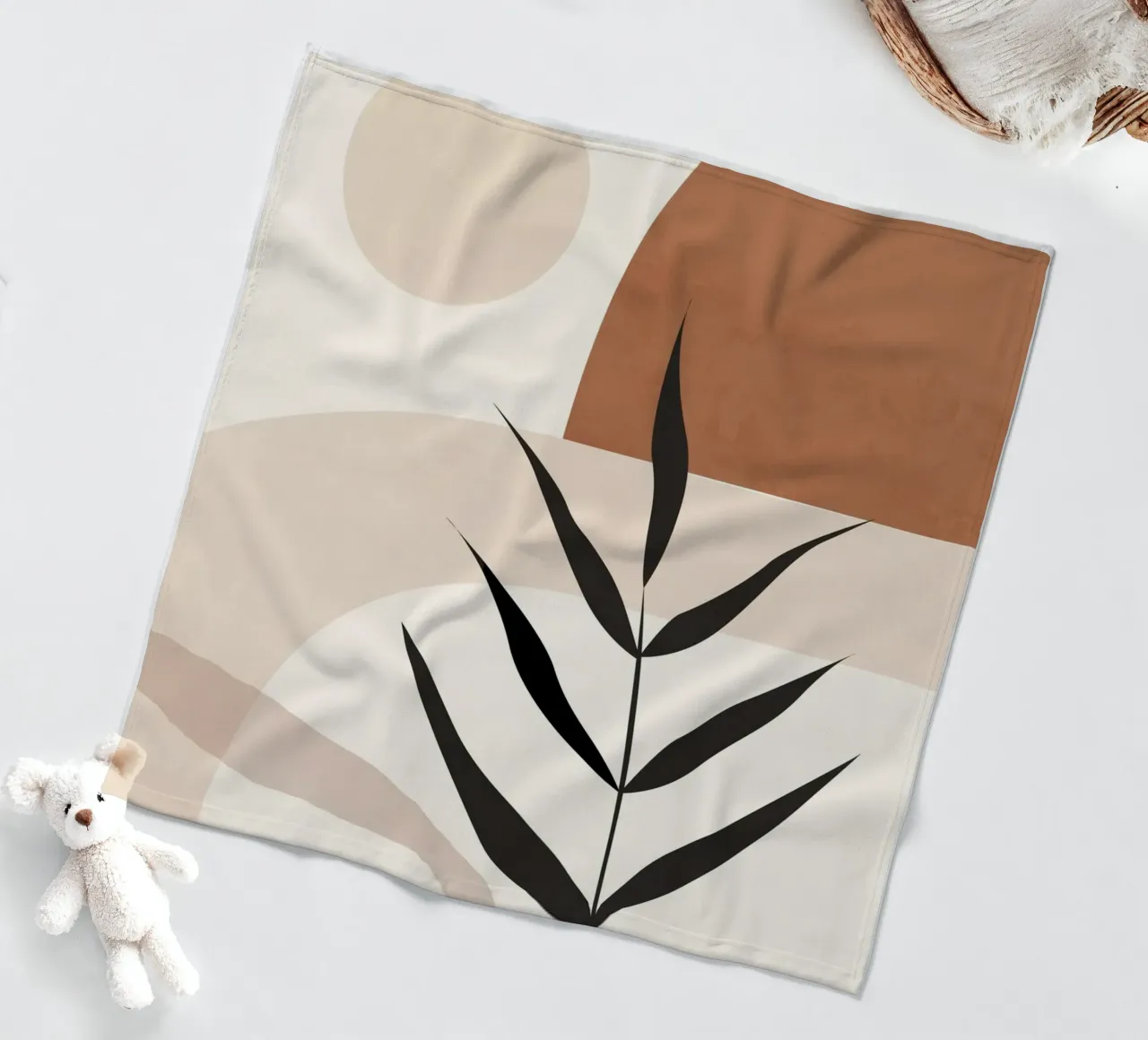 Forma di pianta Boho coperta in pile da ThingDesign