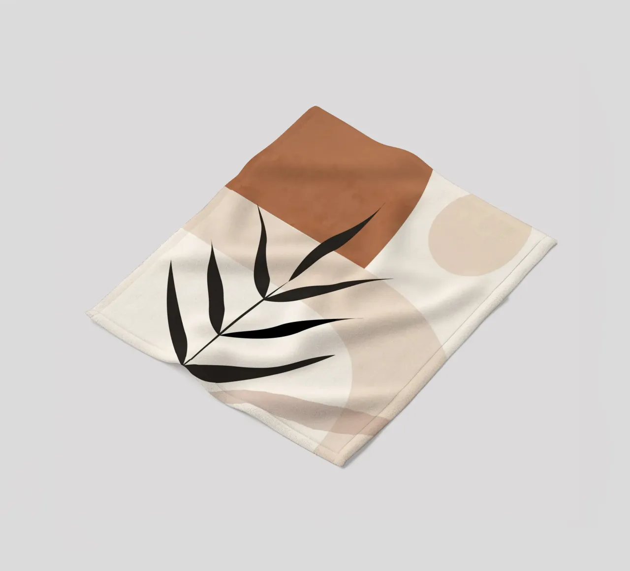 Forma di pianta Boho coperta in pile da ThingDesign