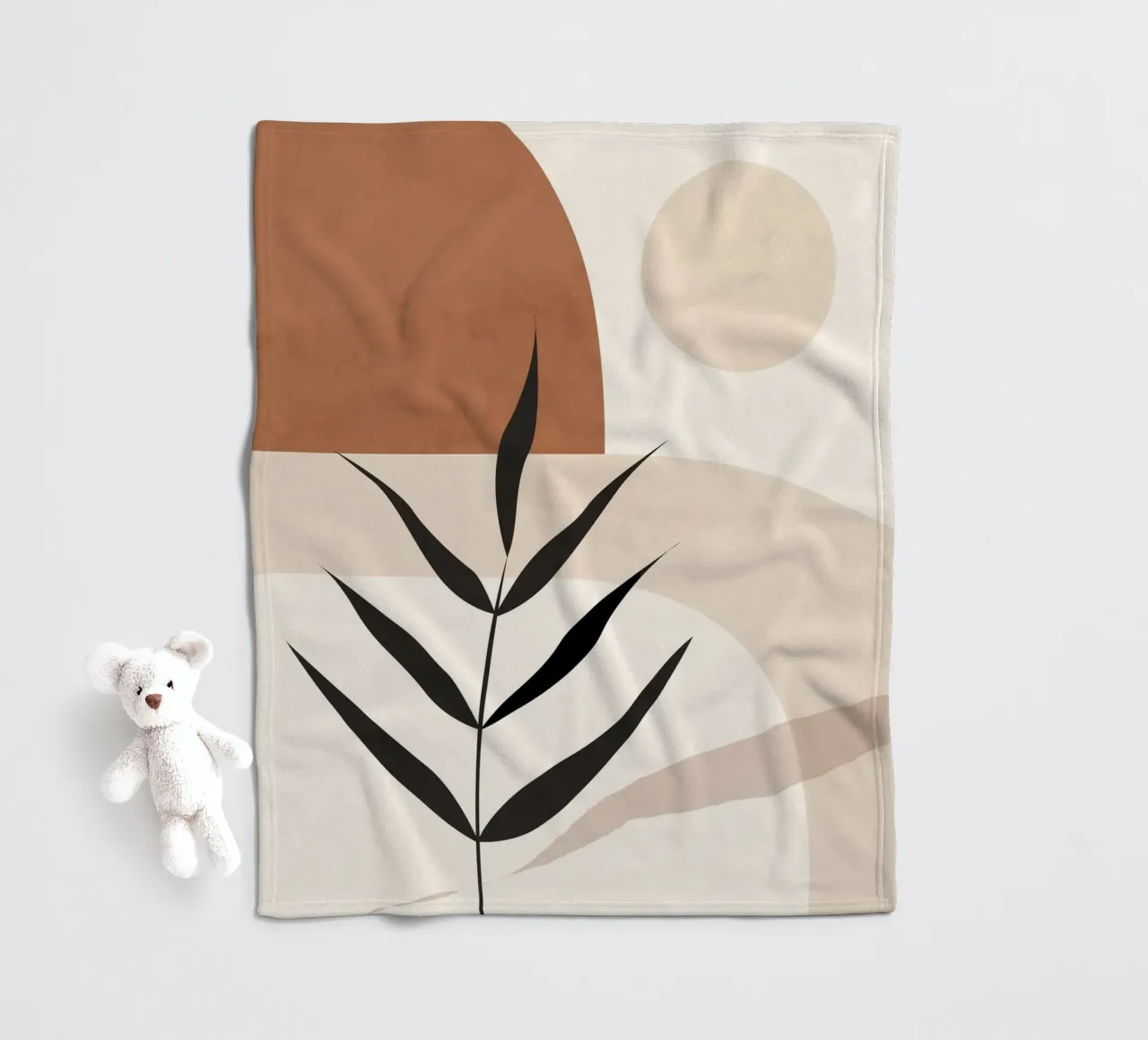 Forma di pianta Boho coperta in pile da ThingDesign