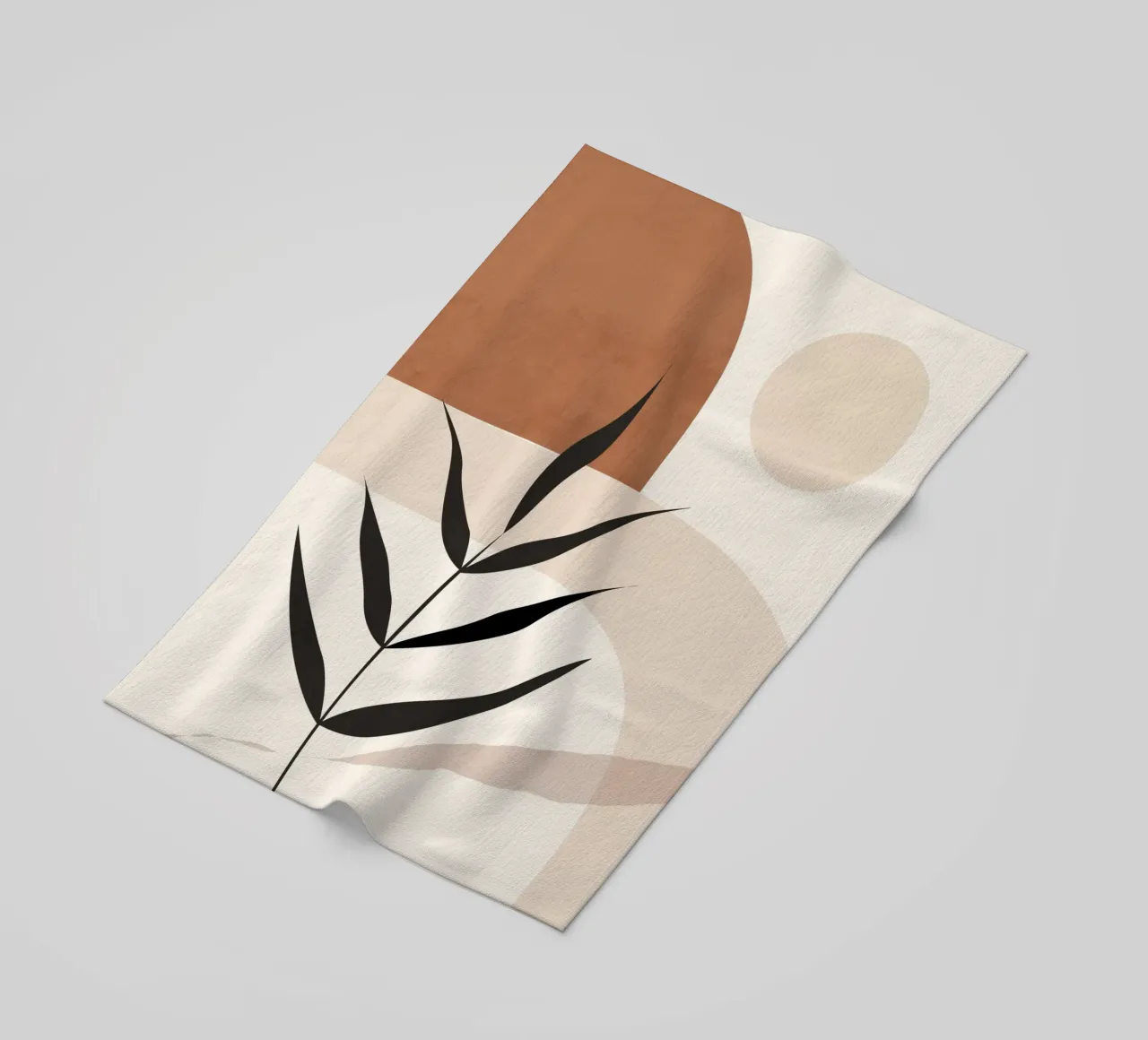 Forma di pianta Boho telo mare da ThingDesign