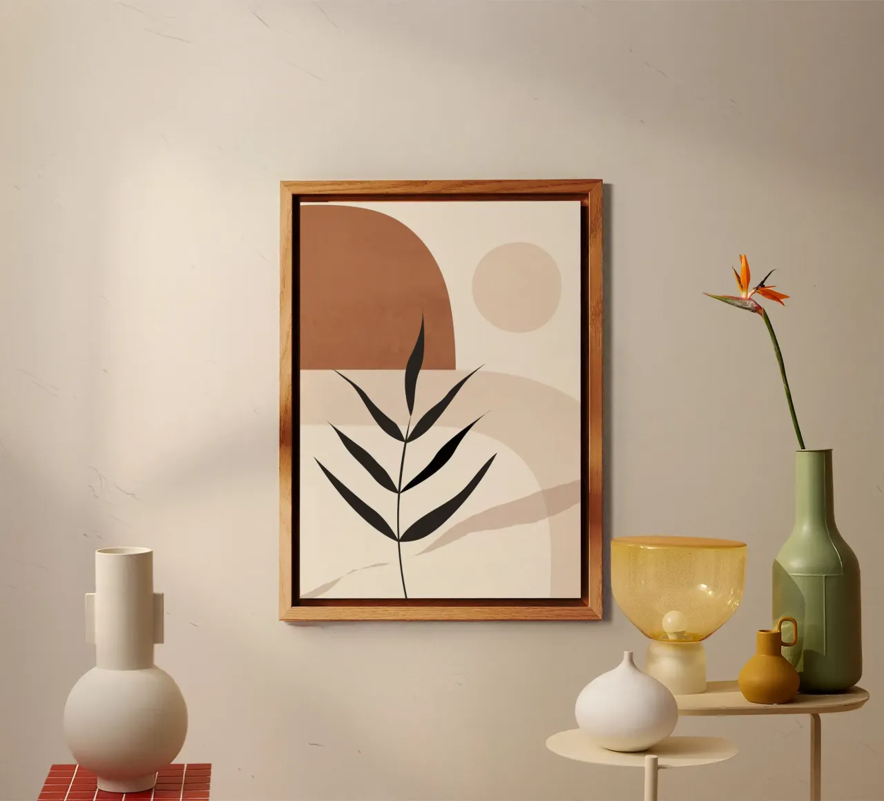 Forma di pianta Boho alluminio dibond da ThingDesign