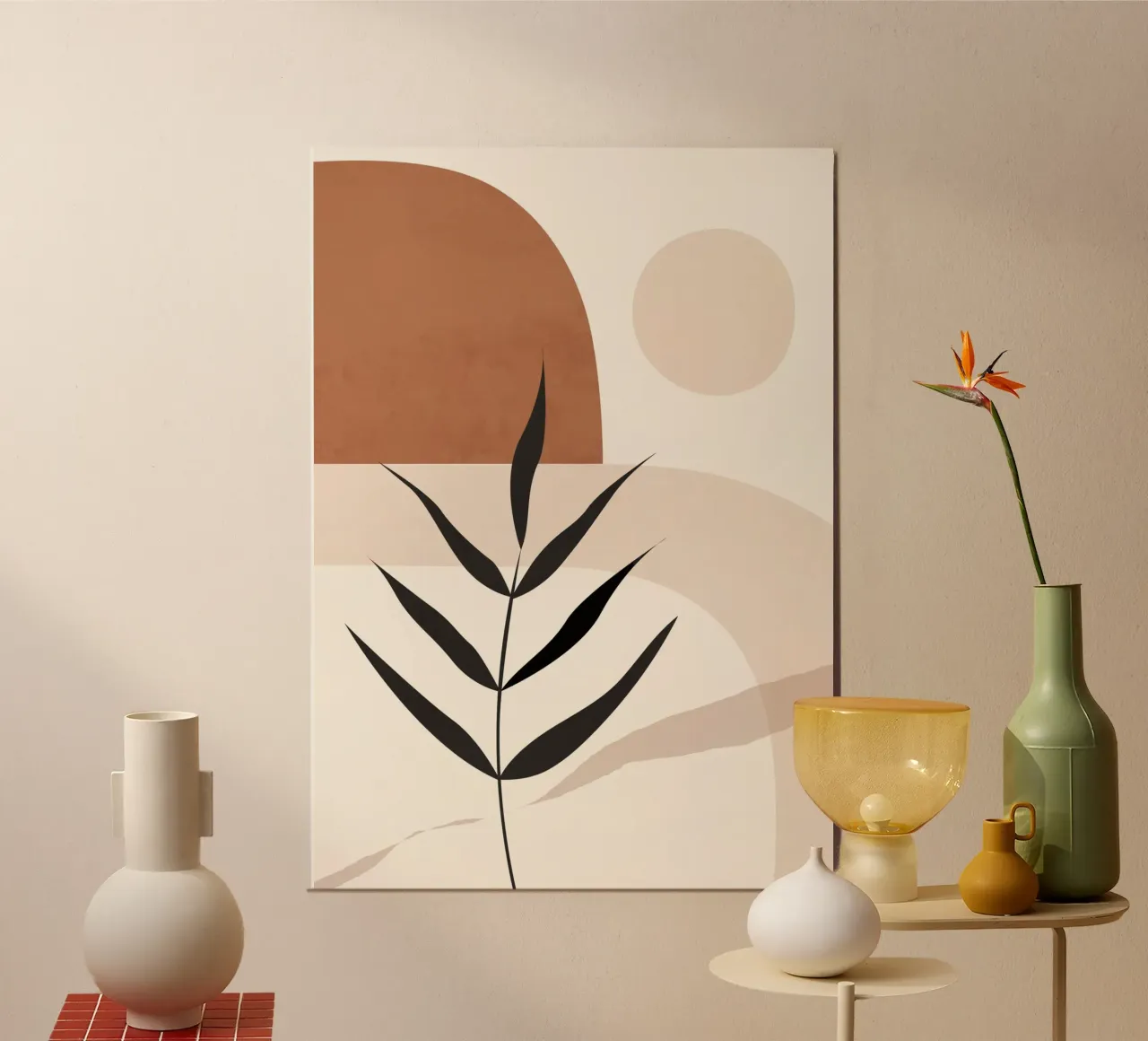 Forma di pianta Boho carta hahnemühle da ThingDesign