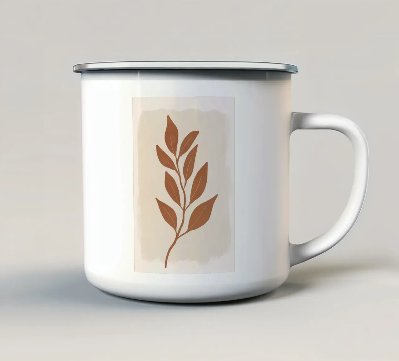 Terracotta Branch tazza in smalto da ThingDesign