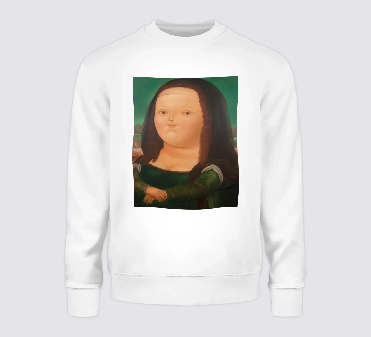 Fernando Botero Monna Lisa felpa da Classic Art Prints