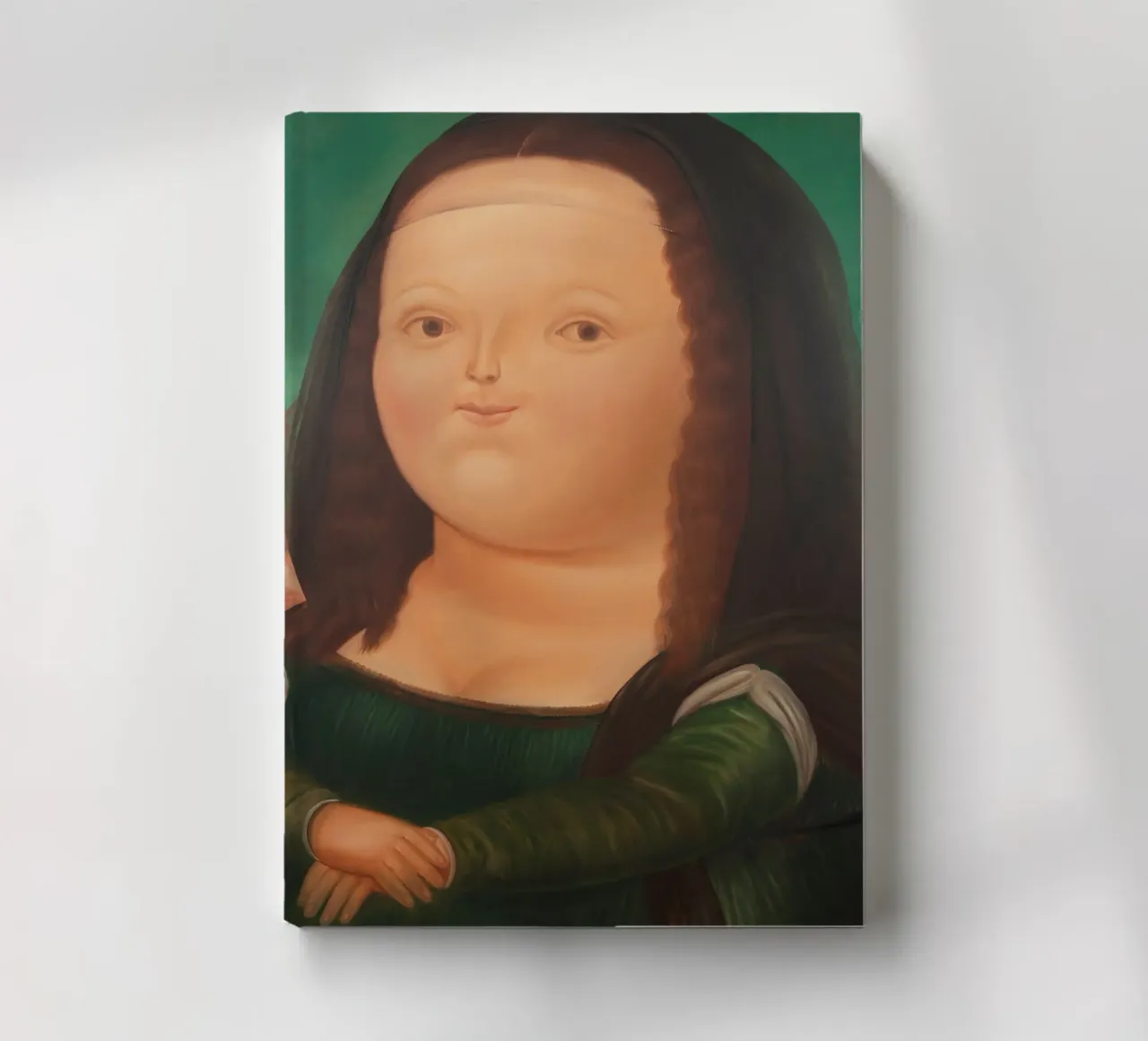 Fernando Botero Mona Lisa notebook by Classic Art Prints