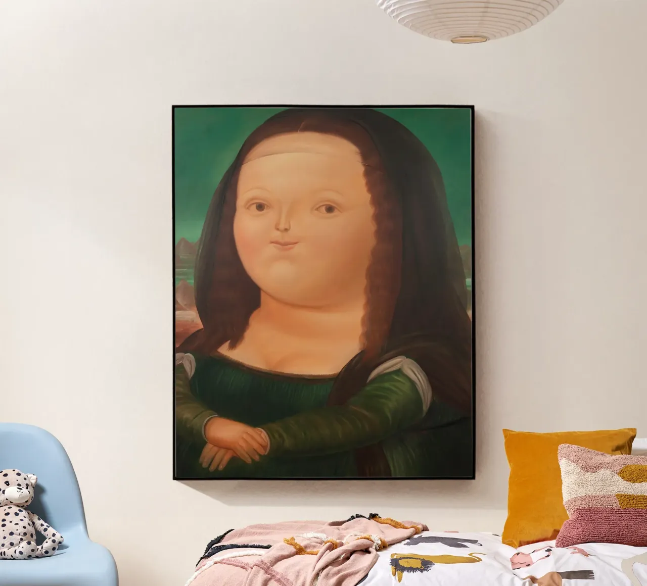 Fernando Botero Monna Lisa plexiglass da Classic Art Prints