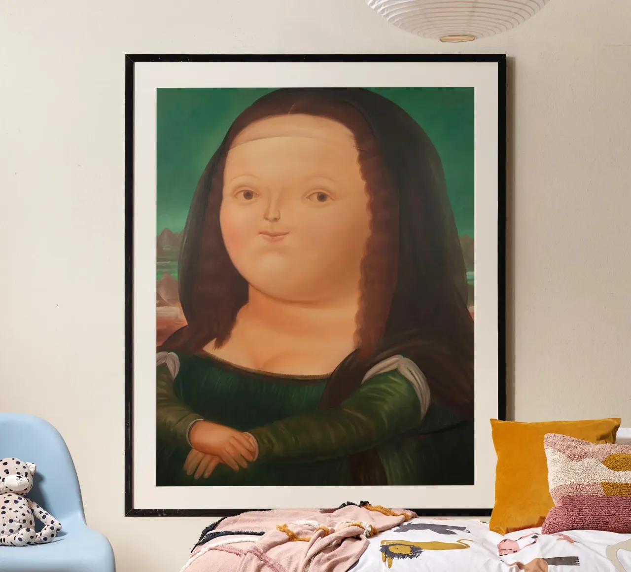 Fernando Botero Monna Lisa carta hahnemühle da Classic Art Prints