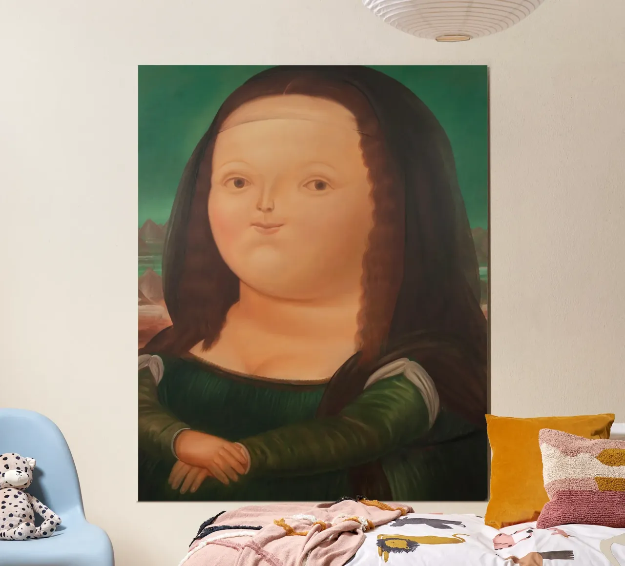 Fernando Botero Monna Lisa carta hahnemühle da Classic Art Prints