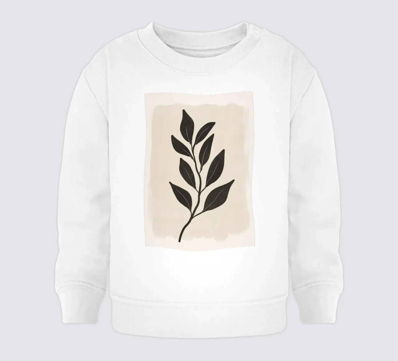 Minimal Botanical felpa neonato da ThingDesign