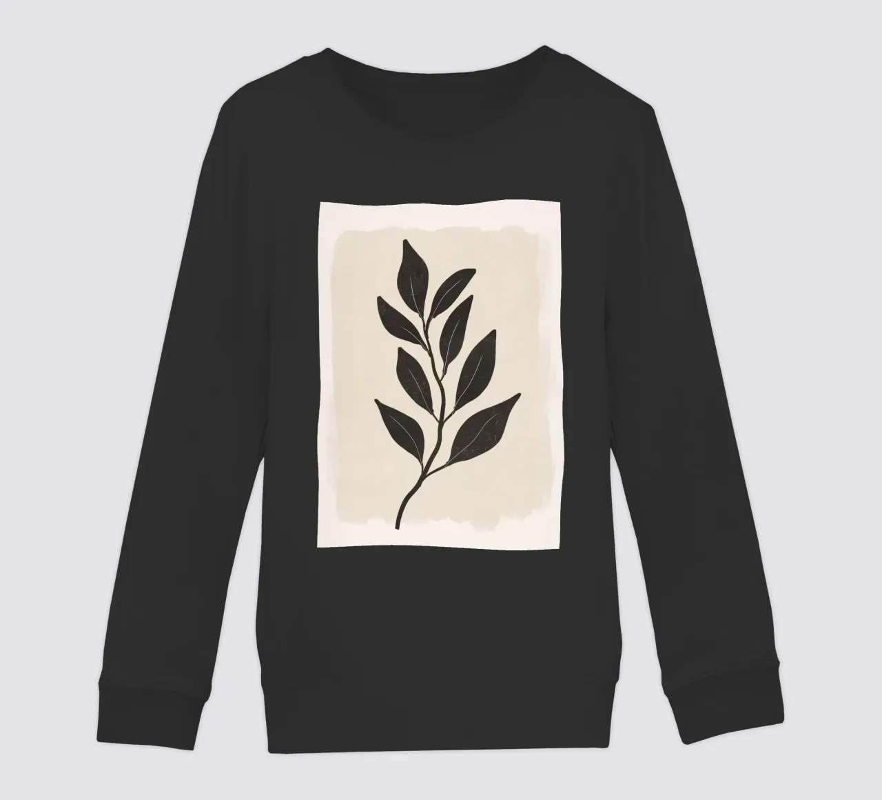 Minimal Botanical felpa bambino da ThingDesign